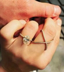 Solly March and Amelia Goldman officially engaged.